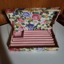 Floral Ring/Earring Box (Large)