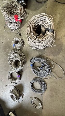 lot of cat 5e/6 ethernet cables