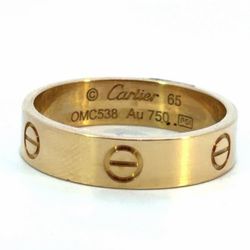 Men’s Woman’s 18k Yellow Gold Cartier Love Ring Size 11 GP3123022