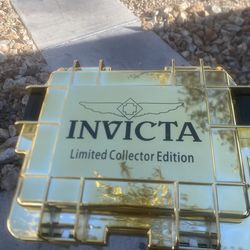 Rose gold invicta watch alligator straps