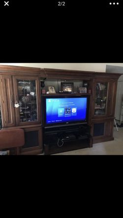 TV center for sale, TV not included. Cash and local buyers only.