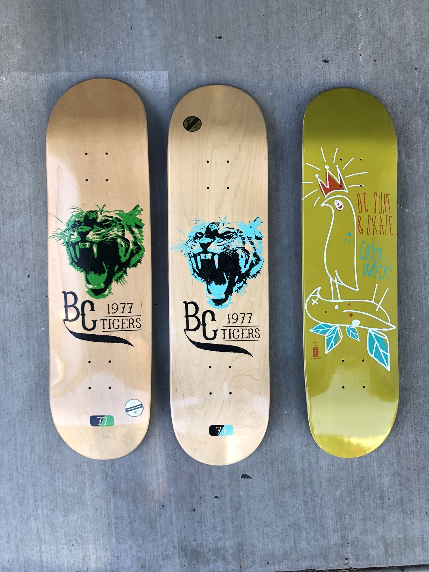 Skateboards- Bc Surf Skate decks brand new $50