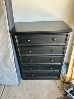 Black dresser