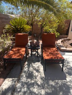 Patio Lounge Chair Set