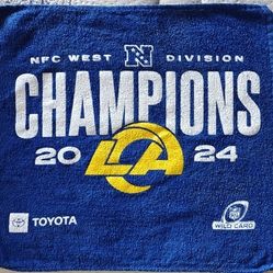 2024 NFC Champions LA Rams Rally Towel 