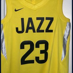 Utah Jazz Lauri Markkanen Mens Small Size 40 Nike NBA Jersey Utah Jazz