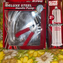 New P N I S Cylinder And Deluxe Steel Handle Pump