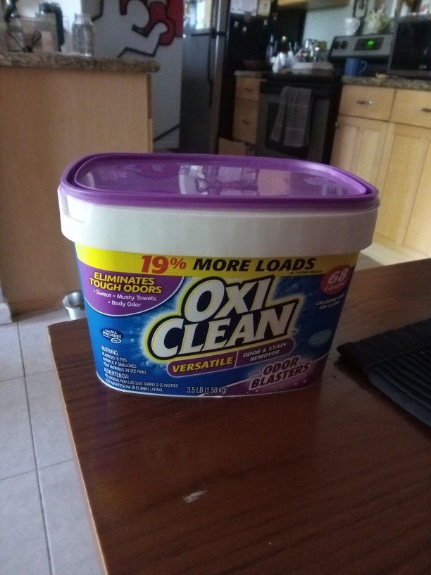 Mostly Full Oxi Clean Powdered Laundry Detergent 