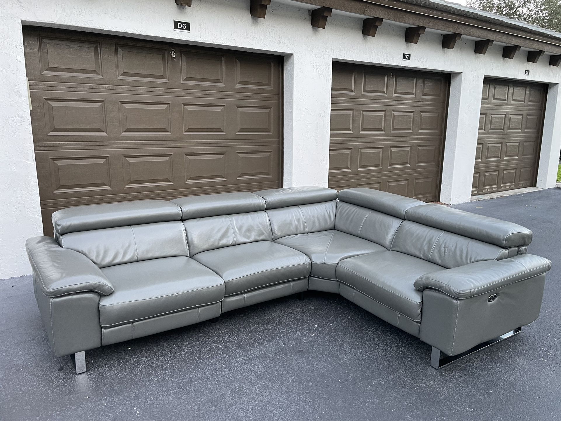 🛋️ Couch/Sofa Sectional - Leather - Recliners - Gray - Delivery Available 🚛