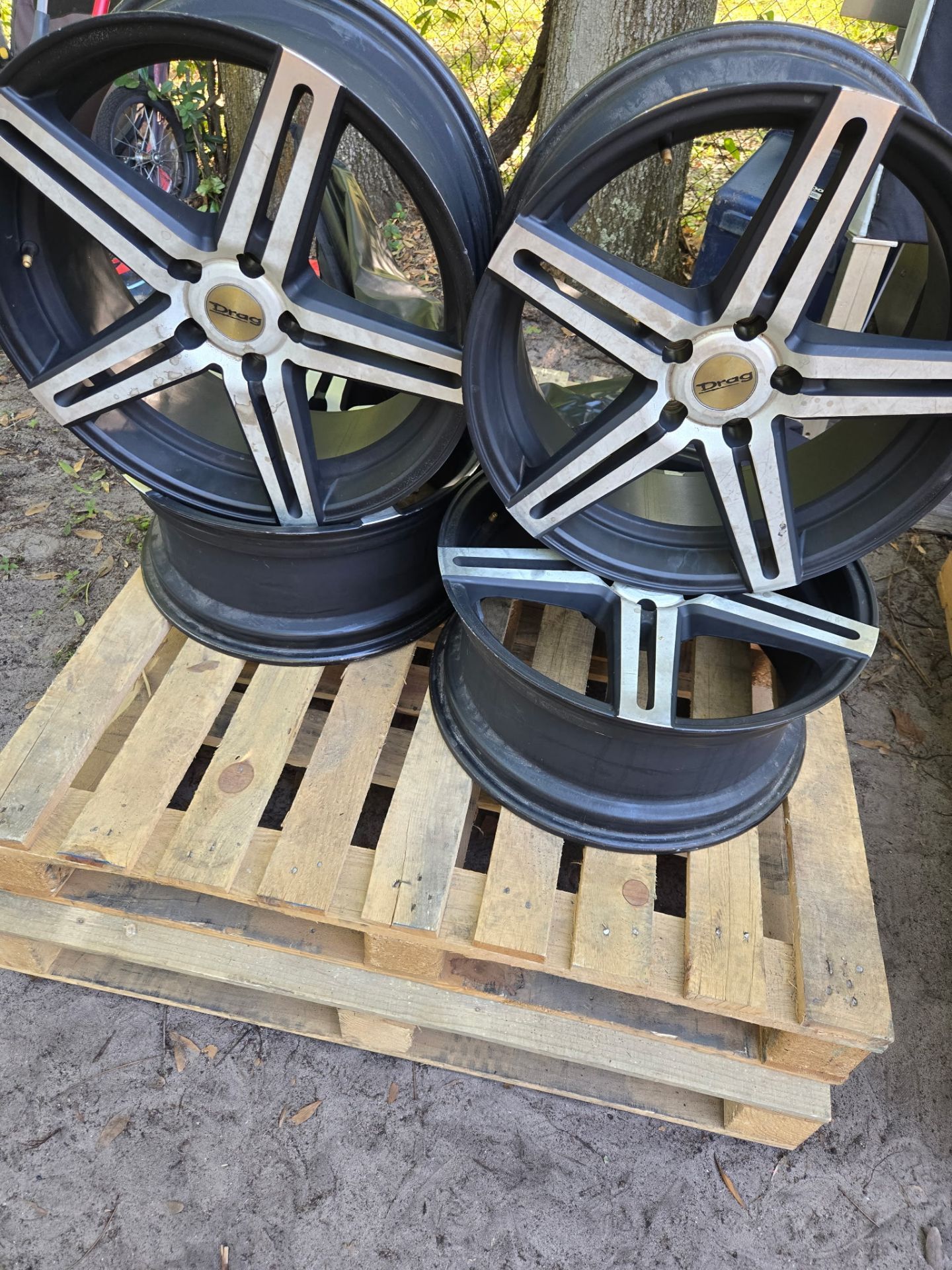 Drag DR-60 alloy rims set of four for Sale in Jacksonville, FL - OfferUp