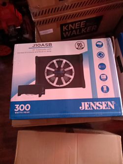 Jensen 10 " Sub woofer with built in Amplifier Brand new in the box