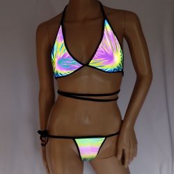 Rainbow and Reflective bikini