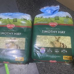 Timothy Hay 96oz - 2 Packs Rabbit Feed 
