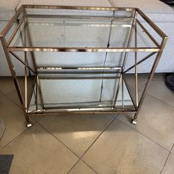 Glass Bar Cart