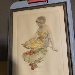 Framed Bessie Pease Gutmann Print 