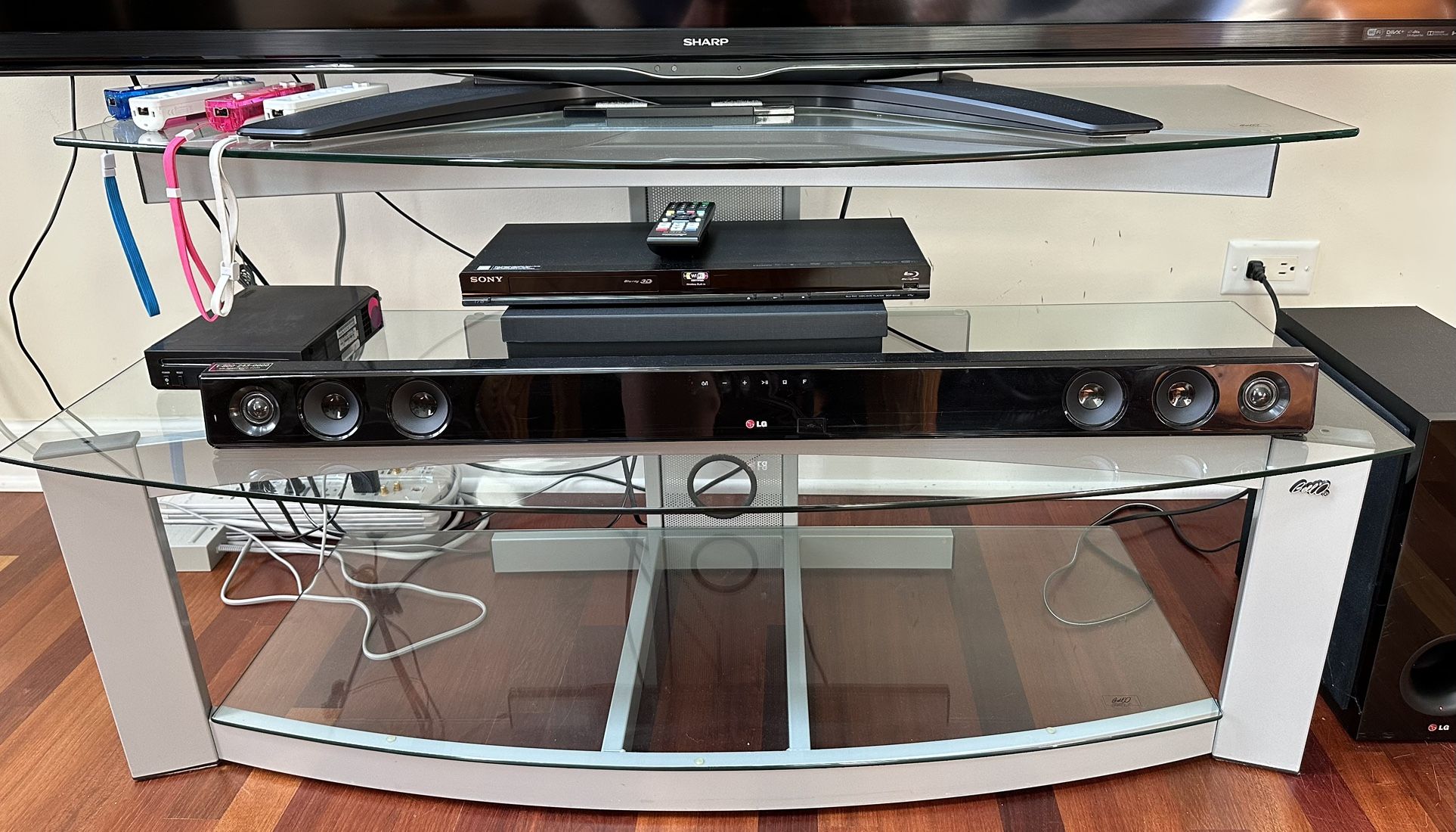 Glass TV Stand