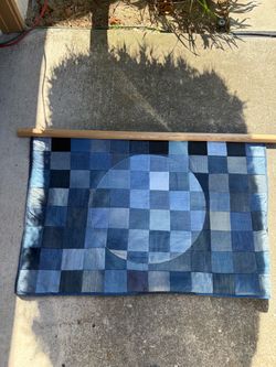 Denim Tapestry Headboard
