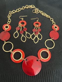 Necklace And Earrings Set