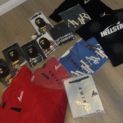 BAPE HELLSTAR AMIRI ALL ON SALE NOW  READ DESCRIPTION 