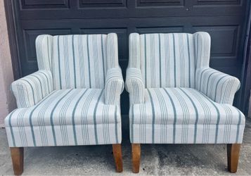 HomePop Home Decor | Upholstered Rolled Arm Wingback Accent Chair