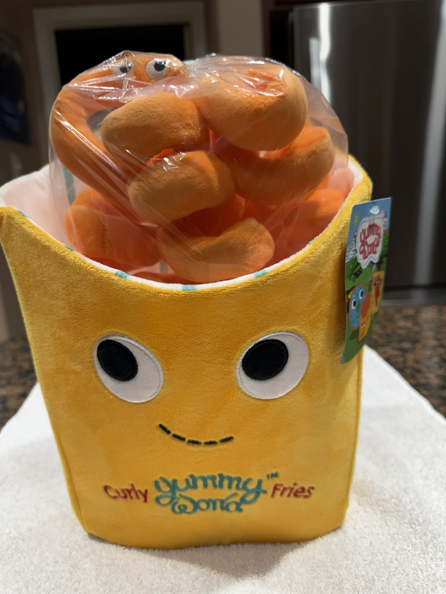 Yummy World Hurley Curly Fries Large Plush Collectable