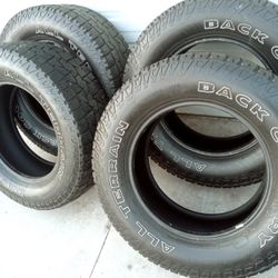 4 Back Country All Terrain Tires