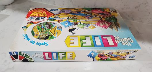 The Game of Life Board Game Hasbro 2014 Instant Set Up & Easy Play