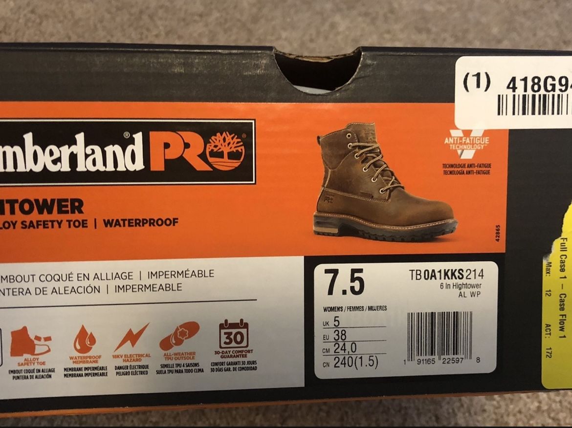Timberland 322 Women's Hightower 6" Alloy Toe Waterproof Industrial & Construction / Safety Shoes