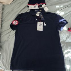 Polo Ralph Lauren Olympic Shirt(small) & Beanie