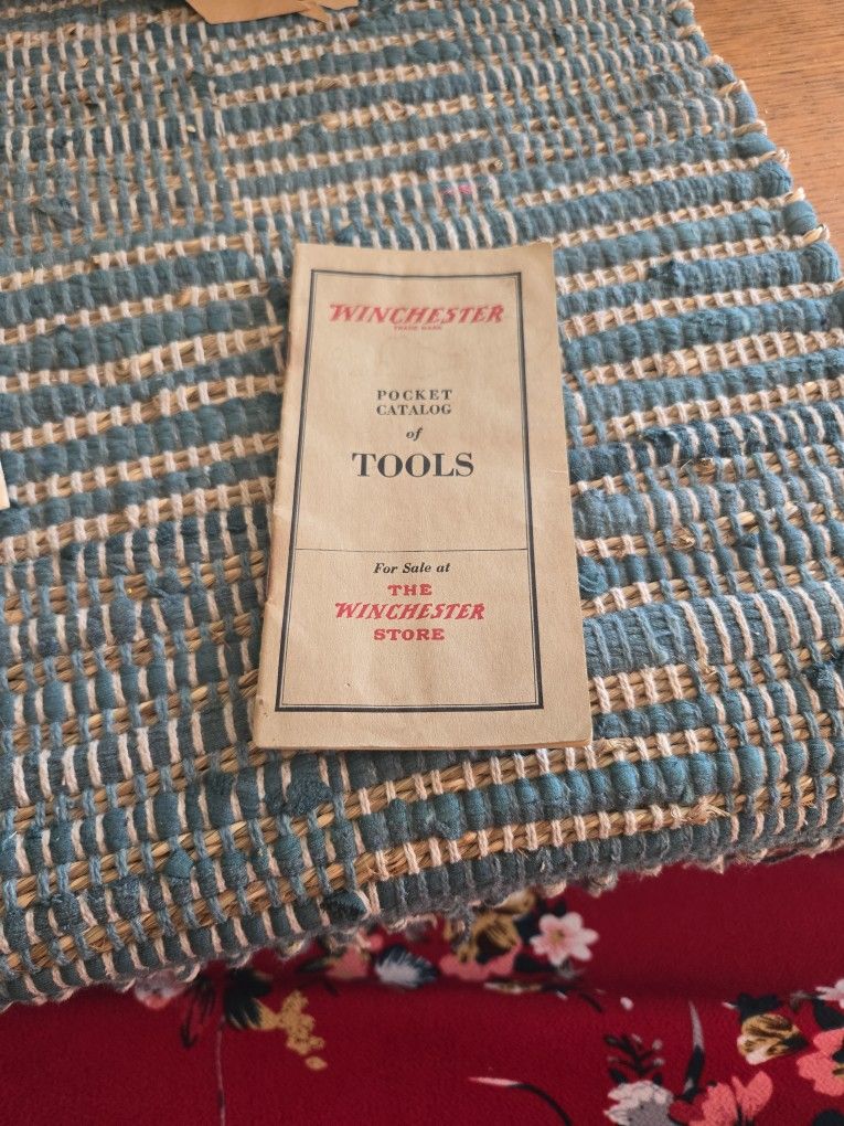1920S Winchester Tools Pocket Catalog Advertisement