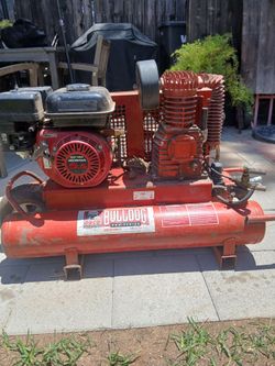 Air compressor gas powered