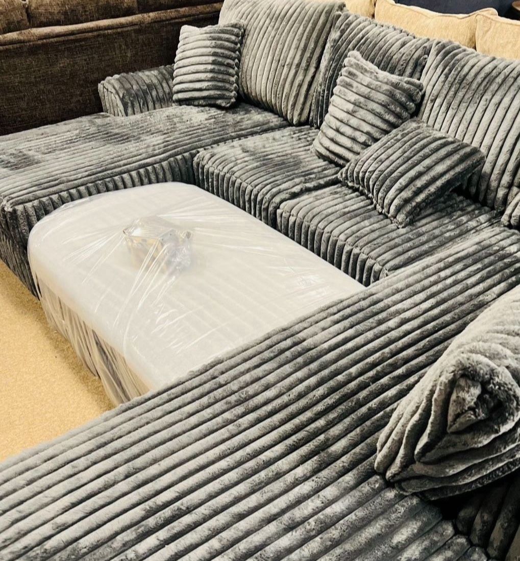 Double Chaise Stunning Sectional