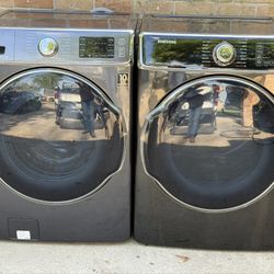 Washer And Electric Dryer Jumbos  Lavadora Y Secadora 