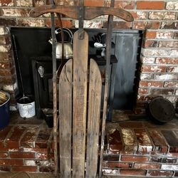 Antiques Sled 🛷 Approximately 4 1/2’ X 13” Great Christmas Decor