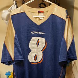 AFL Colorado Crush John Dutton#8 Majestic Jersey Size XL X-Large 