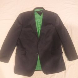 MEN'S NAVY BLUE TOMMY HILFIGER FORMAL COAT SIZE 46 R