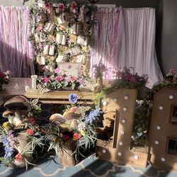 Sweet 16/Quinceañera/Party/Backdrop/Enchanted Forest 