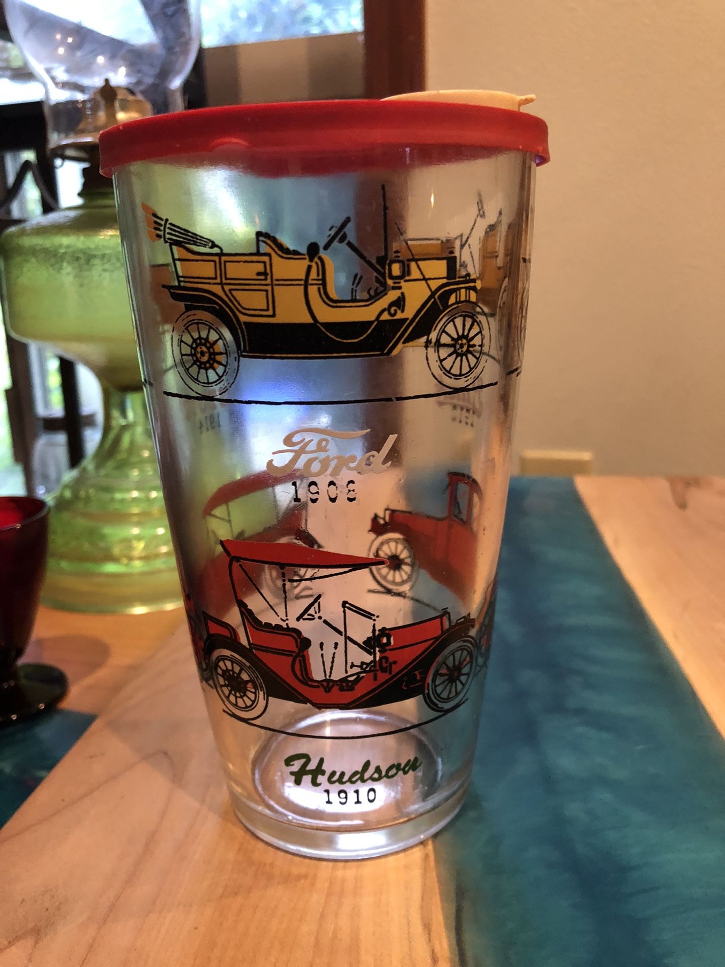 Vintage Hazel Atlas Classic Car Cocktail Shaker