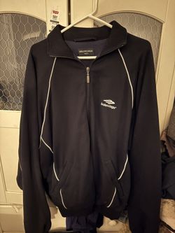Balenciaga Track Zip Up Jacket 