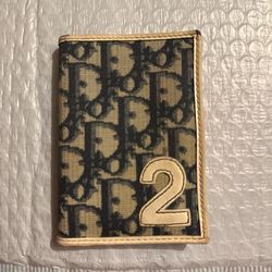 Dior Pocket Organizer Wallet - Dior Trotter White 2 Black