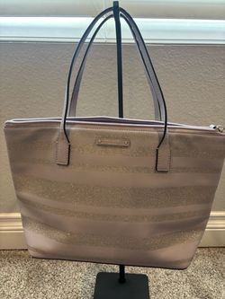 Kate Spade Glitter Stripe Tote Bag