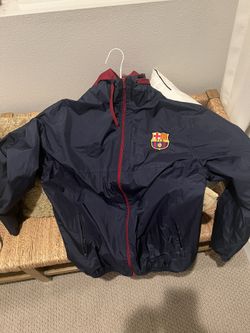 Fc Barcelona Jacket Size Large 