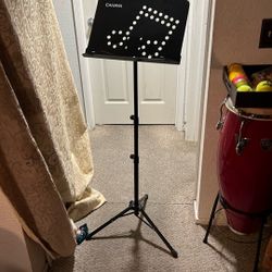 Cahaya Portable Music Stand Black