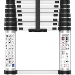 New tool in store Telescoping Ladder,12.5 FT Extension Ladder, Heavy Duty 330lbs Max Capacity 70