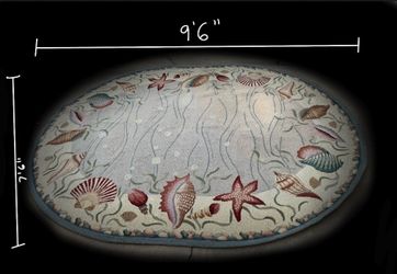 Wool area rug