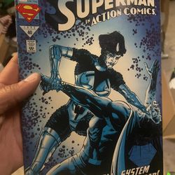 Superman Action Comics #694 DC 1993 Spilled Blood Second Cut