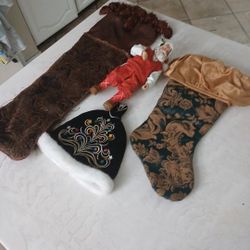 Vintage Christmas And Stocking 1995 Lot