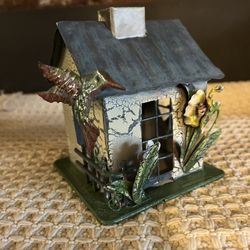 Humming bird House Candle Holder 