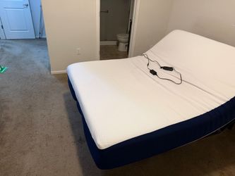 Adjustable Base Bed with Mattress queen size