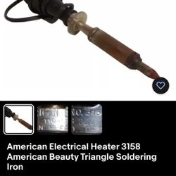 Triangle Soldering Iron. Professional Commercial Equipment 